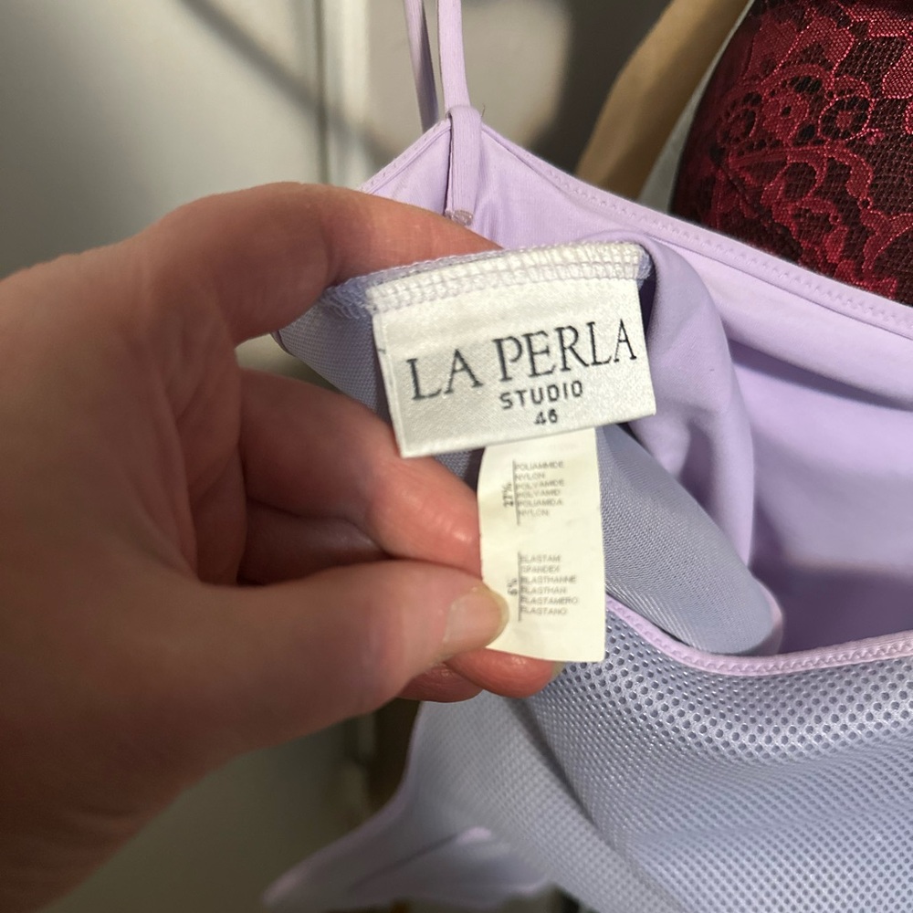 NWOT La Perla Tankini Lavender - Picture 4 of 8